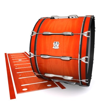 Ludwig Ultimate Series Bass Drum Slips - Scarlet Stain (Orange)