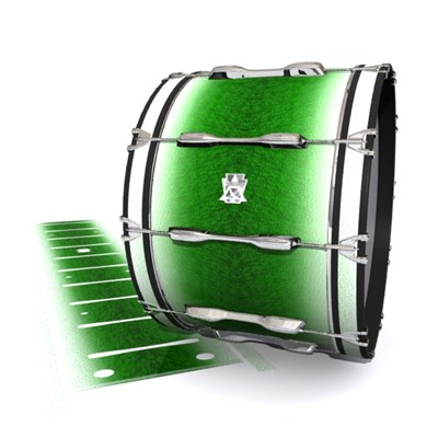 Ludwig Ultimate Series Bass Drum Slips - Snowy Evergreen (Green)
