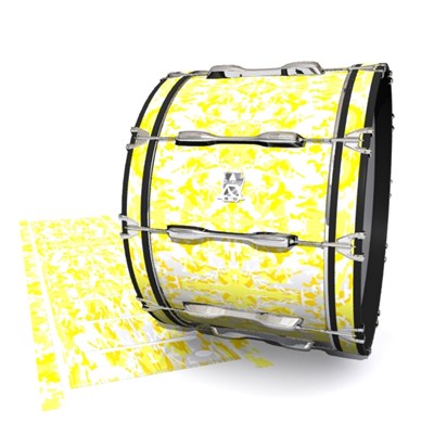 Ludwig Ultimate Series Bass Drum Slips - Solar Blizzard Traditional Camouflage (Yellow)