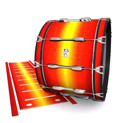 Ludwig Ultimate Series Bass Drum Slips - Sunfire (Orange) (Yellow)