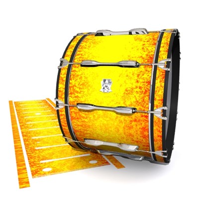 Ludwig Ultimate Series Bass Drum Slips - Sunleaf (Orange) (Yellow)