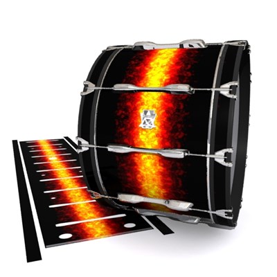 Ludwig Ultimate Series Bass Drum Slips - Sunrock (Orange)