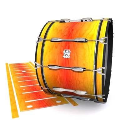 Ludwig Ultimate Series Bass Drum Slips - Sunshine Stain (Orange) (Yellow)