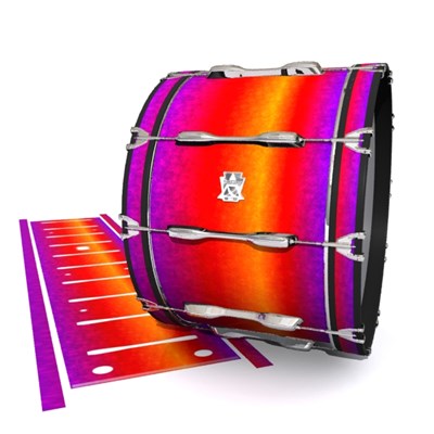 Ludwig Ultimate Series Bass Drum Slips - Supernova (Red) (Purple)