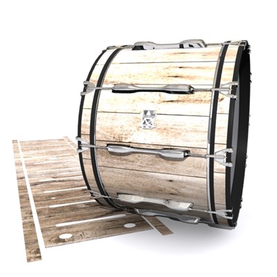 Ludwig Ultimate Series Bass Drum Slips - Vertical Planks (Themed)