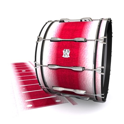 Ludwig Ultimate Series Bass Drum Slips - Wicked White Ruby (Red) (Pink)