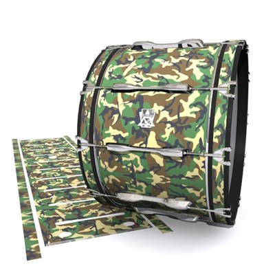 Ludwig Ultimate Series Bass Drum Slips - Woodland Traditional Camouflage (Neutral)