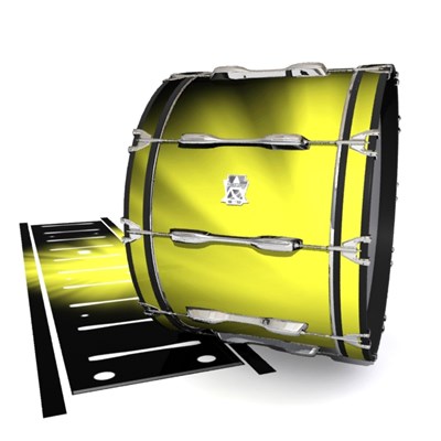 Ludwig Ultimate Series Bass Drum Slips - Yellow Light Rays (Themed)