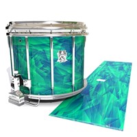 Ludwig Ultimate Series Snare Drum Slip - Aqua Cosmic Glass (Aqua)