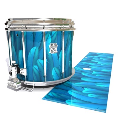 Ludwig Ultimate Series Snare Drum Slip - Blue Feathers (Themed)
