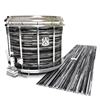 Ludwig Ultimate Series Snare Drum Slip - Chaos Brush Strokes Grey and Black (Neutral)