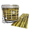 Ludwig Ultimate Series Snare Drum Slip - Chaos Brush Strokes Yellow and Black (Yellow)