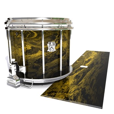 Ludwig Ultimate Series Snare Drum Slip - Desert GEO Marble Fade (Yellow)