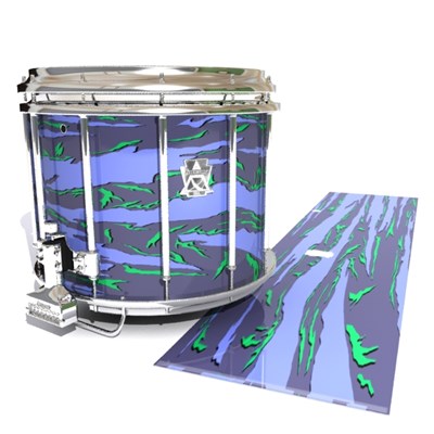 Ludwig Ultimate Series Snare Drum Slip - Electric Tiger Camouflage (Purple)