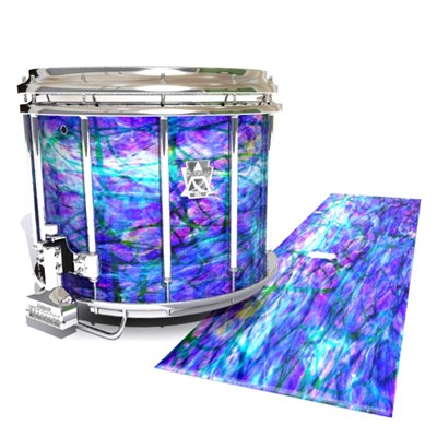 Ludwig Ultimate Series Snare Drum Slip - Electro Blue Plasma (Blue) (Purple)