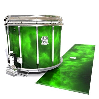 Ludwig Ultimate Series Snare Drum Slip - Green Smokey Clouds (Themed)