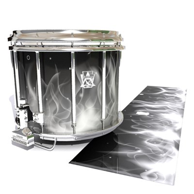 Ludwig Ultimate Series Snare Drum Slip - Grey Flames (Themed)