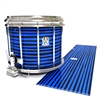 Ludwig Ultimate Series Snare Drum Slip - Lateral Brush Strokes Blue and Black (Blue)