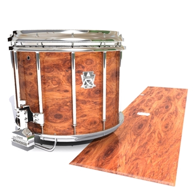 Ludwig Ultimate Series Snare Drum Slip - Macro Ormosia Burl (Neutral)