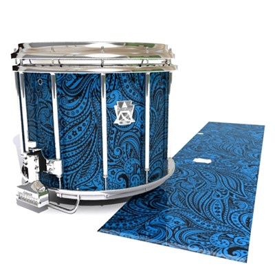 Ludwig Ultimate Series Snare Drum Slip - Navy Blue Paisley (Themed)