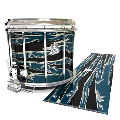 Ludwig Ultimate Series Snare Drum Slip - Nighthawk Tiger Camouflage (Blue)