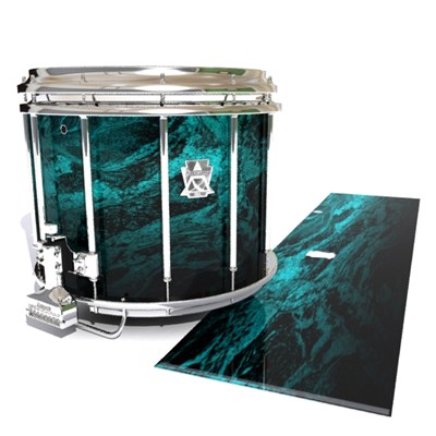 Ludwig Ultimate Series Snare Drum Slip - River GEO Marble Fade (Aqua)