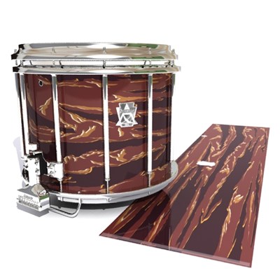 Ludwig Ultimate Series Snare Drum Slip - Sabertooth Tiger Camouflage (Red)
