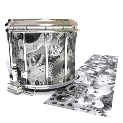 Ludwig Ultimate Series Snare Drum Slip - Silver Gears(Themed)