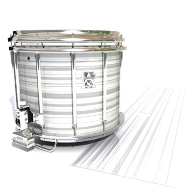 Ludwig Ultimate Series Snare Drum Slip - White Horizon Stripes (Neutral)