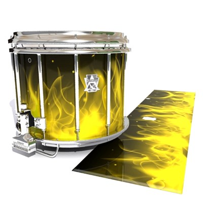 Ludwig Ultimate Series Snare Drum Slip - Yellow Flames (Themed)