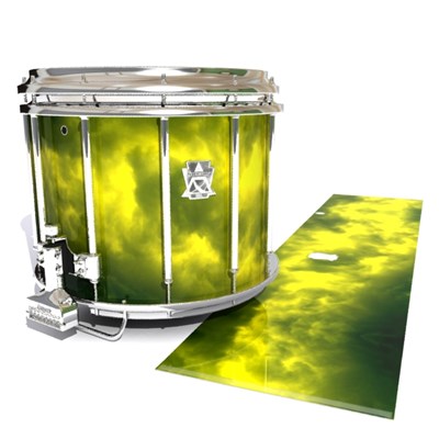 Ludwig Ultimate Series Snare Drum Slip - Yellow Smokey Clouds (Themed)