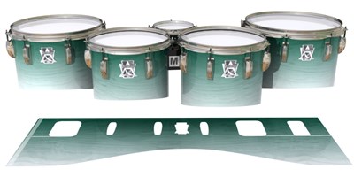 Ludwig Ultimate Series Tenor Drum Slips - Alpine Fade (Green)