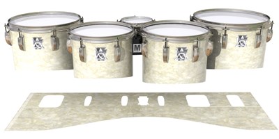 Ludwig Ultimate Series Tenor Drum Slips - Antique Atlantic Pearl (Neutral)