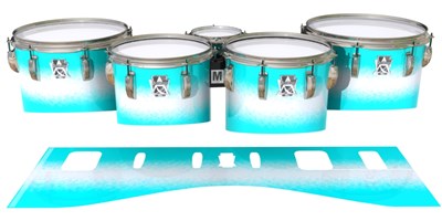 Ludwig Ultimate Series Tenor Drum Slips - Aqua Wake (Aqua)