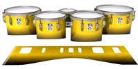 Ludwig Ultimate Series Tenor Drum Slips - Aureolin Fade (Yellow)