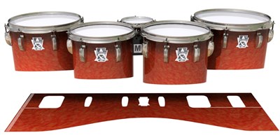Ludwig Ultimate Series Tenor Drum Slips - Autumn Fade (Orange)