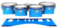 Ludwig Ultimate Series Tenor Drum Slips - Bermuda Blue (Blue)