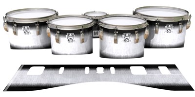 Ludwig Ultimate Series Tenor Drum Slips - Black Magic Fade (Neutral)