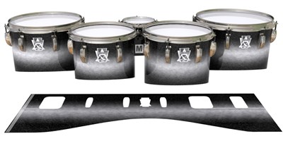 Ludwig Ultimate Series Tenor Drum Slips - Burnout Black (Neutral)