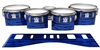 Ludwig Ultimate Series Tenor Drum Slips - Chaos Brush Strokes Blue and Black (Blue)