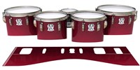 Ludwig Ultimate Series Tenor Drum Slips - Crimson Depth (Red)