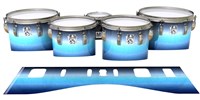 Ludwig Ultimate Series Tenor Drum Slips - Dark Nilas (Blue)