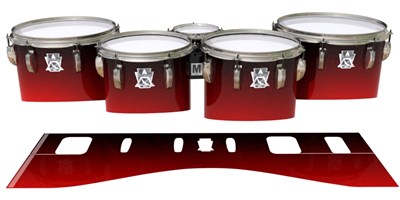 Ludwig Ultimate Series Tenor Drum Slips - Dragon Red (Red)