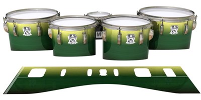 Ludwig Ultimate Series Tenor Drum Slips - Floridian Maple (Green) (Yellow)