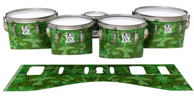 Ludwig Ultimate Series Tenor Drum Slips - Forest Traditional Camouflage (Green)