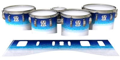 Ludwig Ultimate Series Tenor Drum Slips - Glacier Blue (Blue)