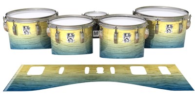 Ludwig Ultimate Series Tenor Drum Slips - Guardsmen Beach (Blue)