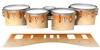 Ludwig Ultimate Series Tenor Drum Slips - Maple Woodgrain Orange Fade (Orange)