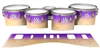 Ludwig Ultimate Series Tenor Drum Slips - Maple Woodgrain Purple Fade (Purple)