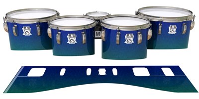 Ludwig Ultimate Series Tenor Drum Slips - Mariana Abyss (Blue) (Green)